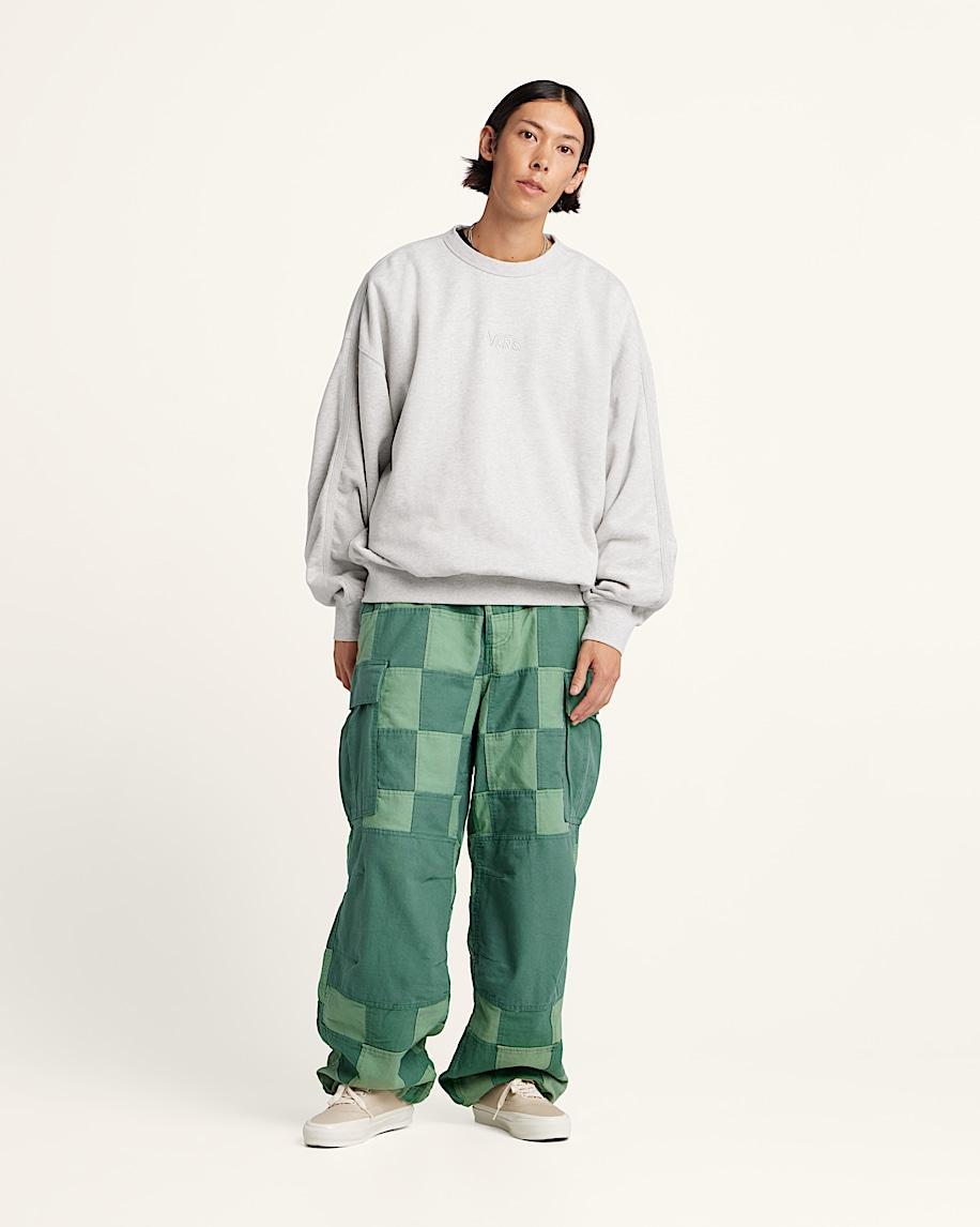 Premium Logo Crewneck Sweatshirt in Ash Heather Grey| Vans US Product Image