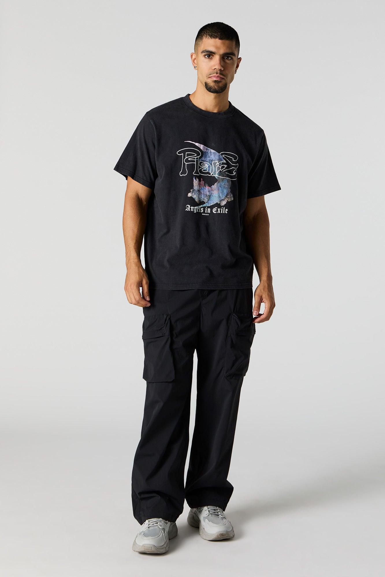 Angels in Exile Graphic T-Shirt Male Product Image