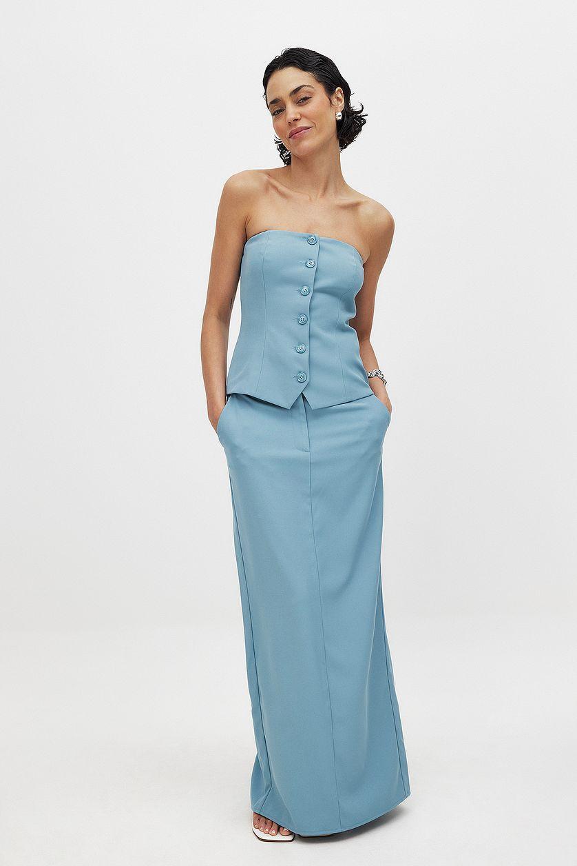 Button Up Low Waist Corset Product Image