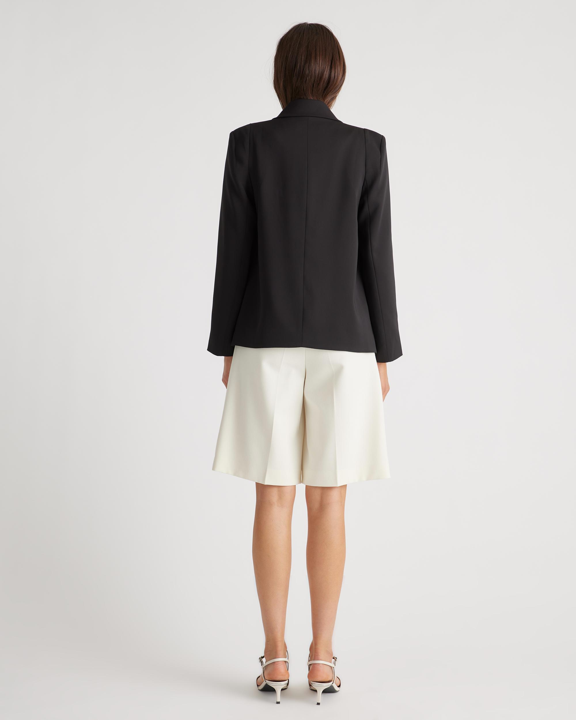 Quince | Women's Stretch Crepe Open Blazer Size XS, Recycled Polyester Product Image