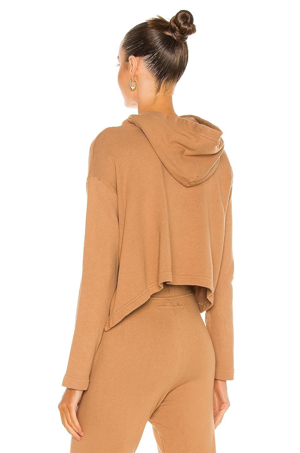 French Terry Cropped Hoodie Product Image