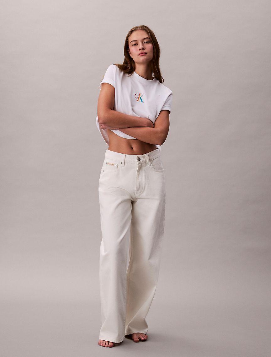 Pride Monogram Logo Slim T-Shirt  Product Image