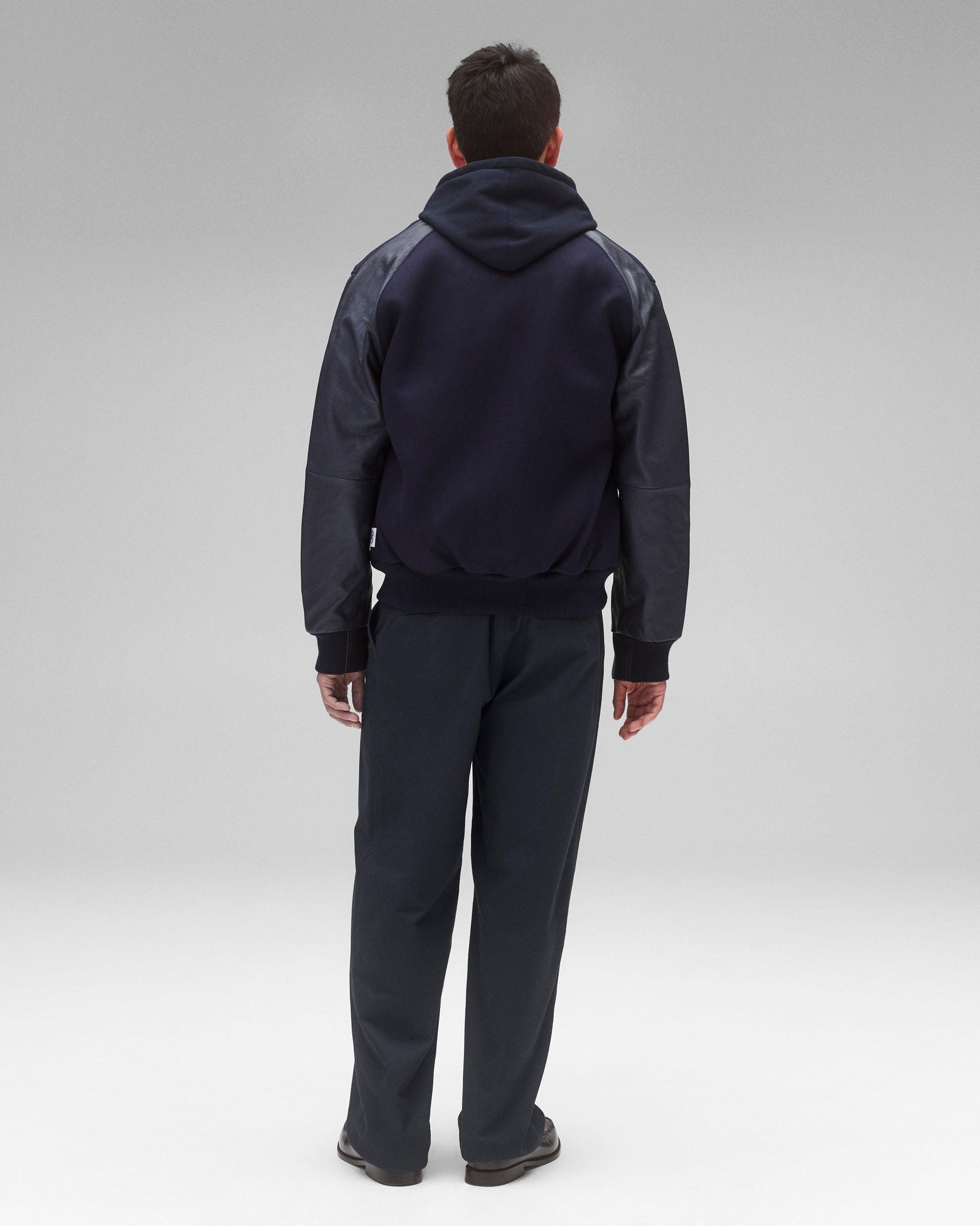 Melton Wool Varsity Jacket Male Product Image