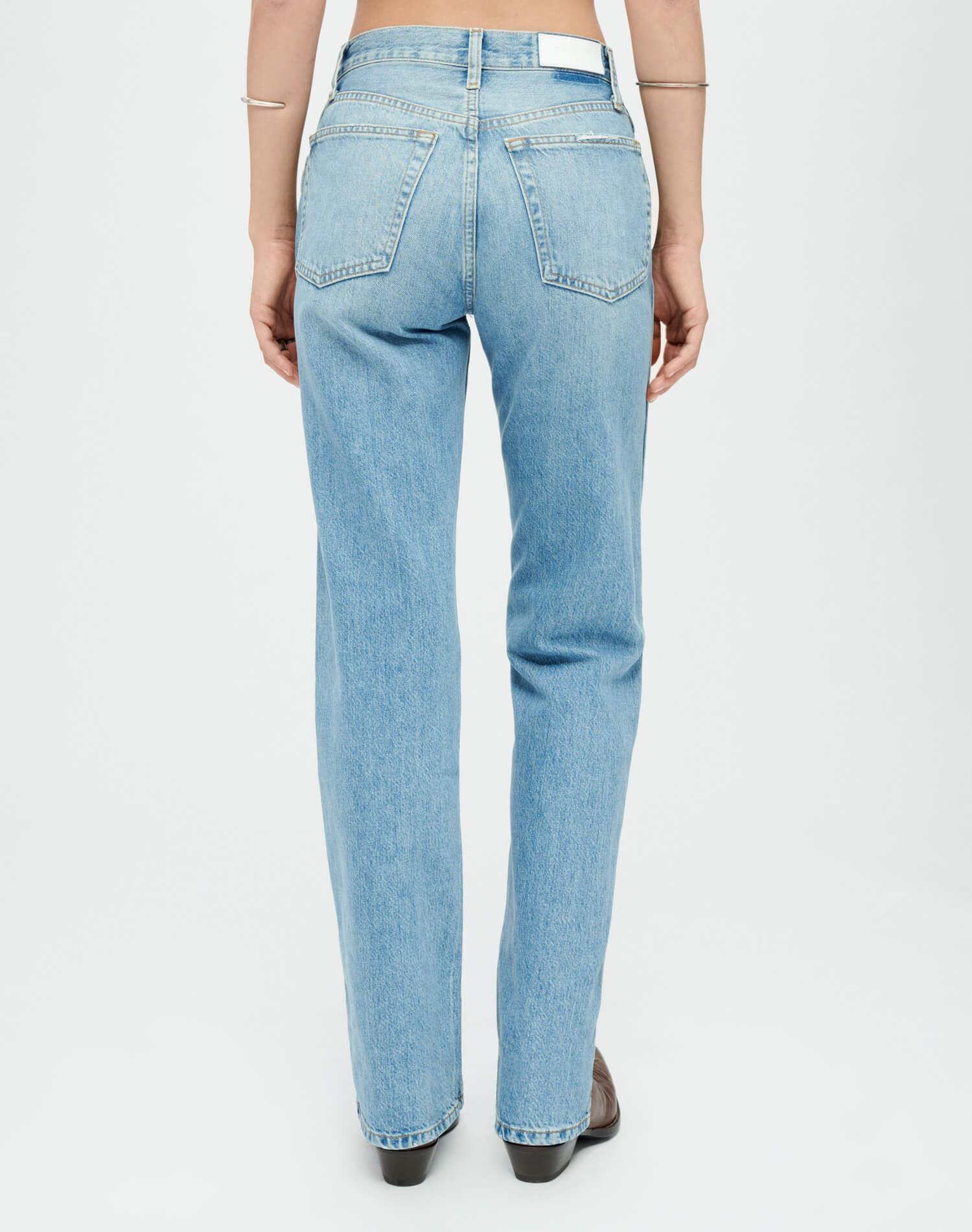 High Rise Loose - Worn Blue Female Product Image