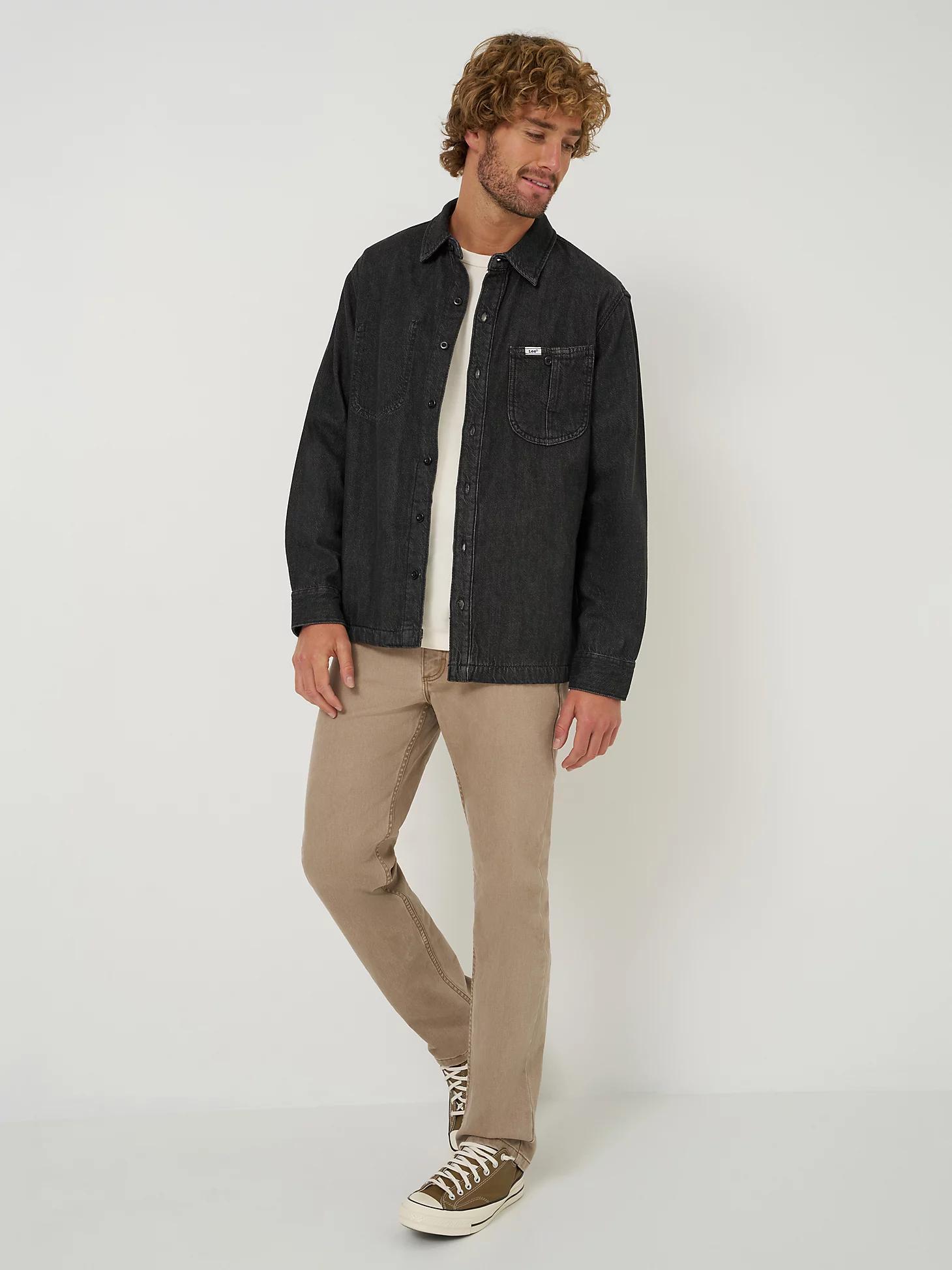 Men's Very Loose Fit Denim Overshirt | Men's Tops & Tees | Lee® Product Image