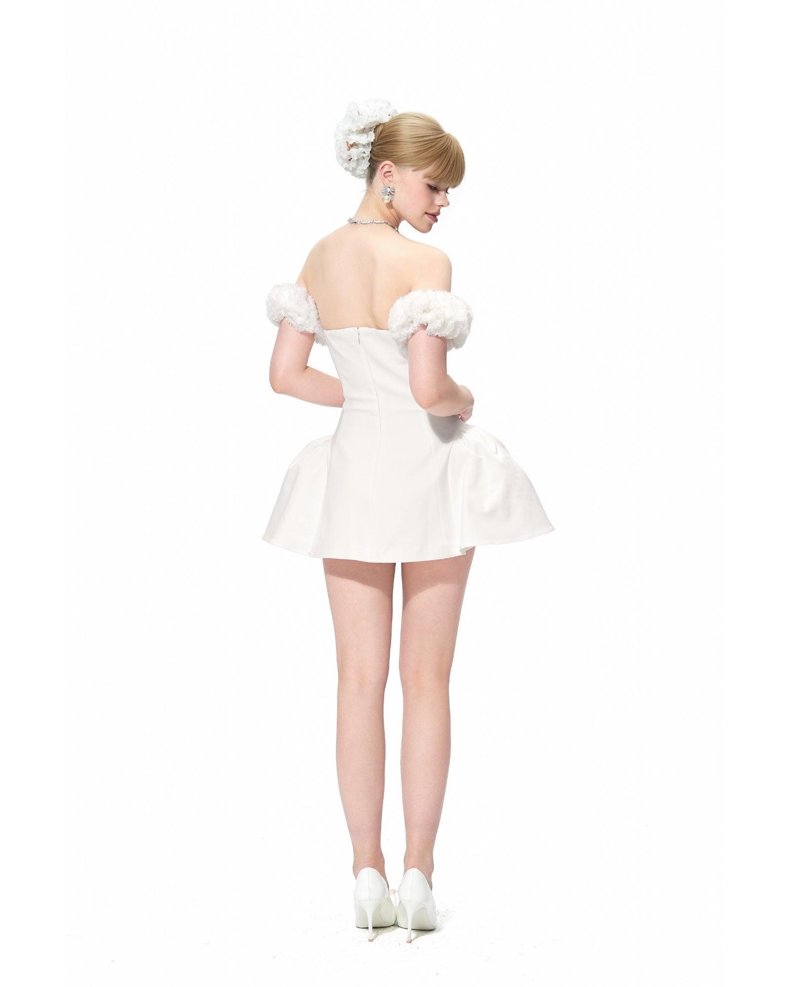 Flora Dress (White) Product Image