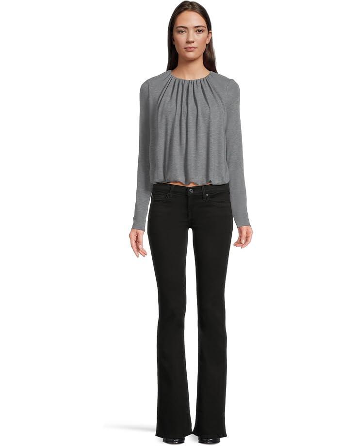 Women's 7 For All Mankind Original Bootcut Jeans in Rinsed Black Product Image