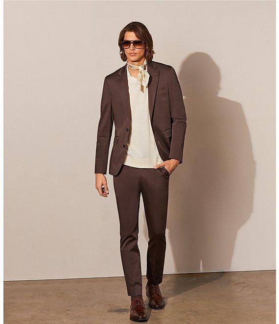 Murano Crocodile World Collection Slim Fit Sateen Suit Separates Blazer Product Image