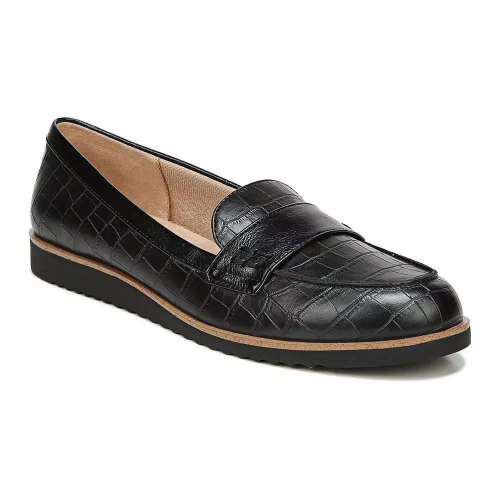 LifeStride Zee Women's Slip-on Loafers, Size: 9 Wide, Black Croc Product Image
