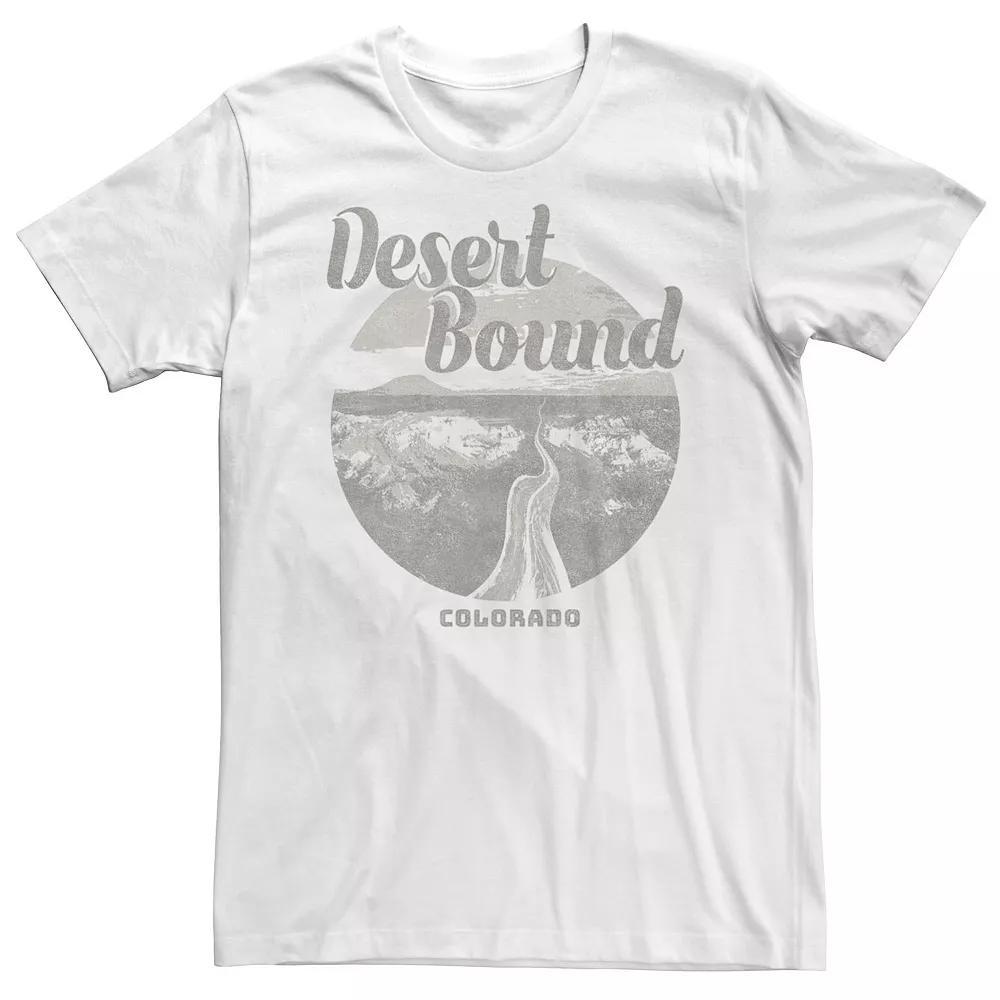 Big & Tall Desert Bound Colorado Gray Logo Graphic Tee, Men's, Size: 3XL Tall, White Product Image
