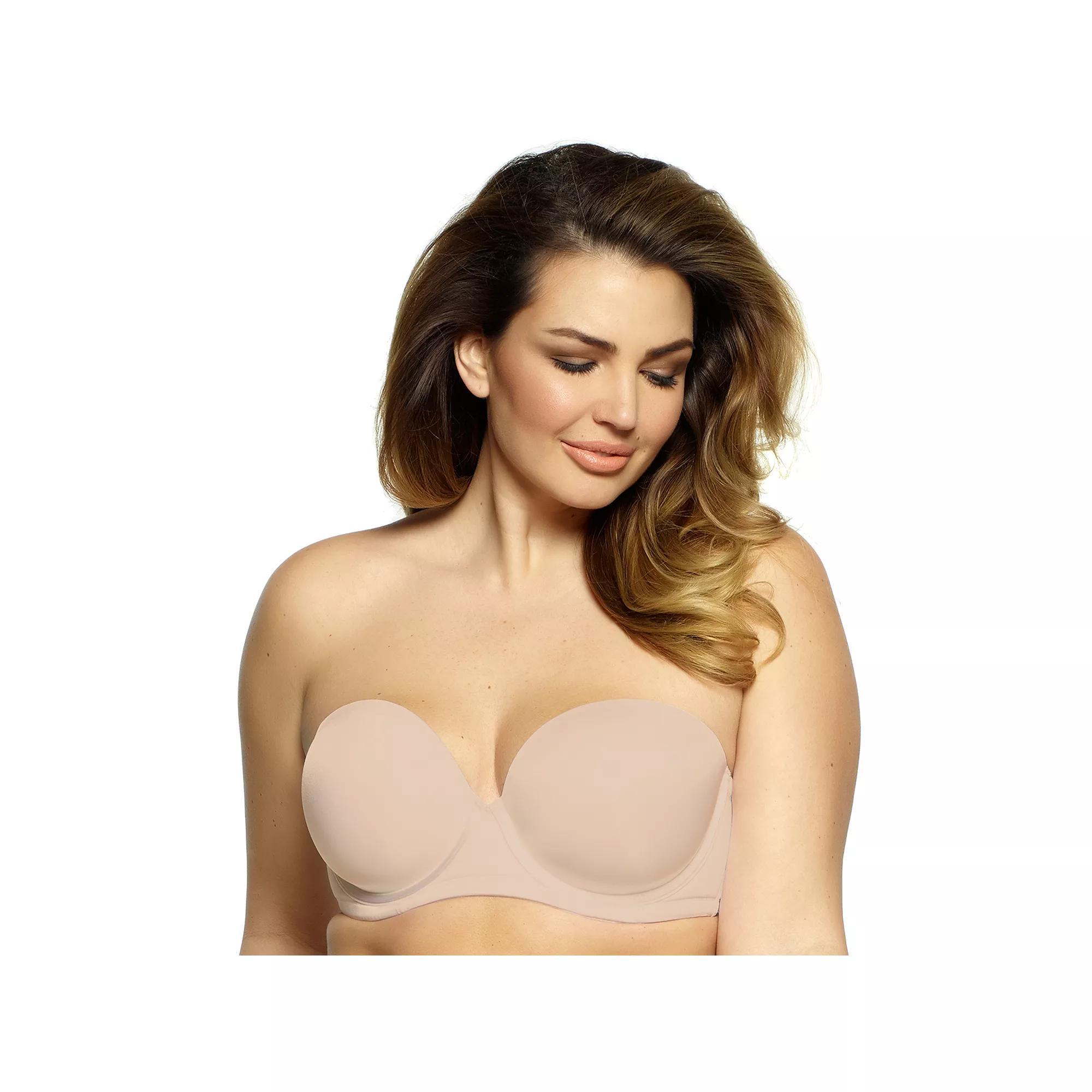 Paramour by Felina Marvelous Contour Full-Figure Strapless Bra 235033, Women's, Size: 34 Ddd, Black Product Image