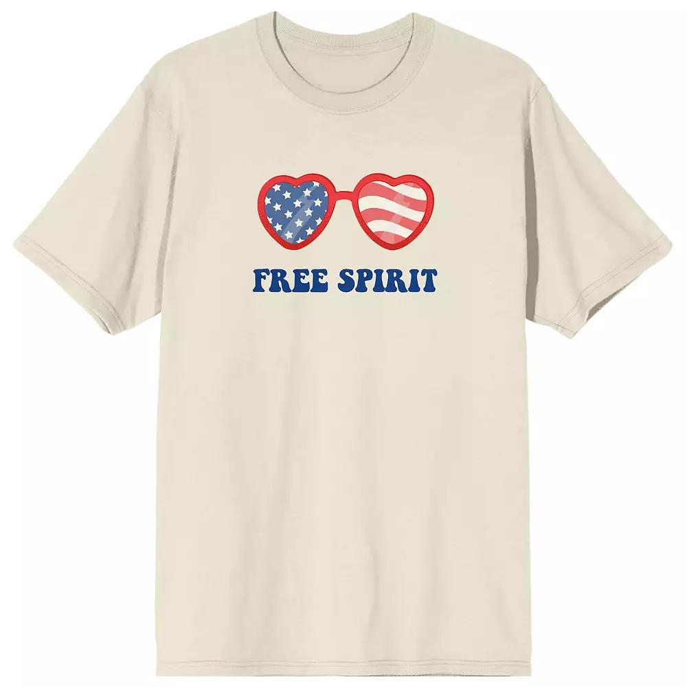Men's Americana Free Spirit Tee, Size: Large, Beige Product Image