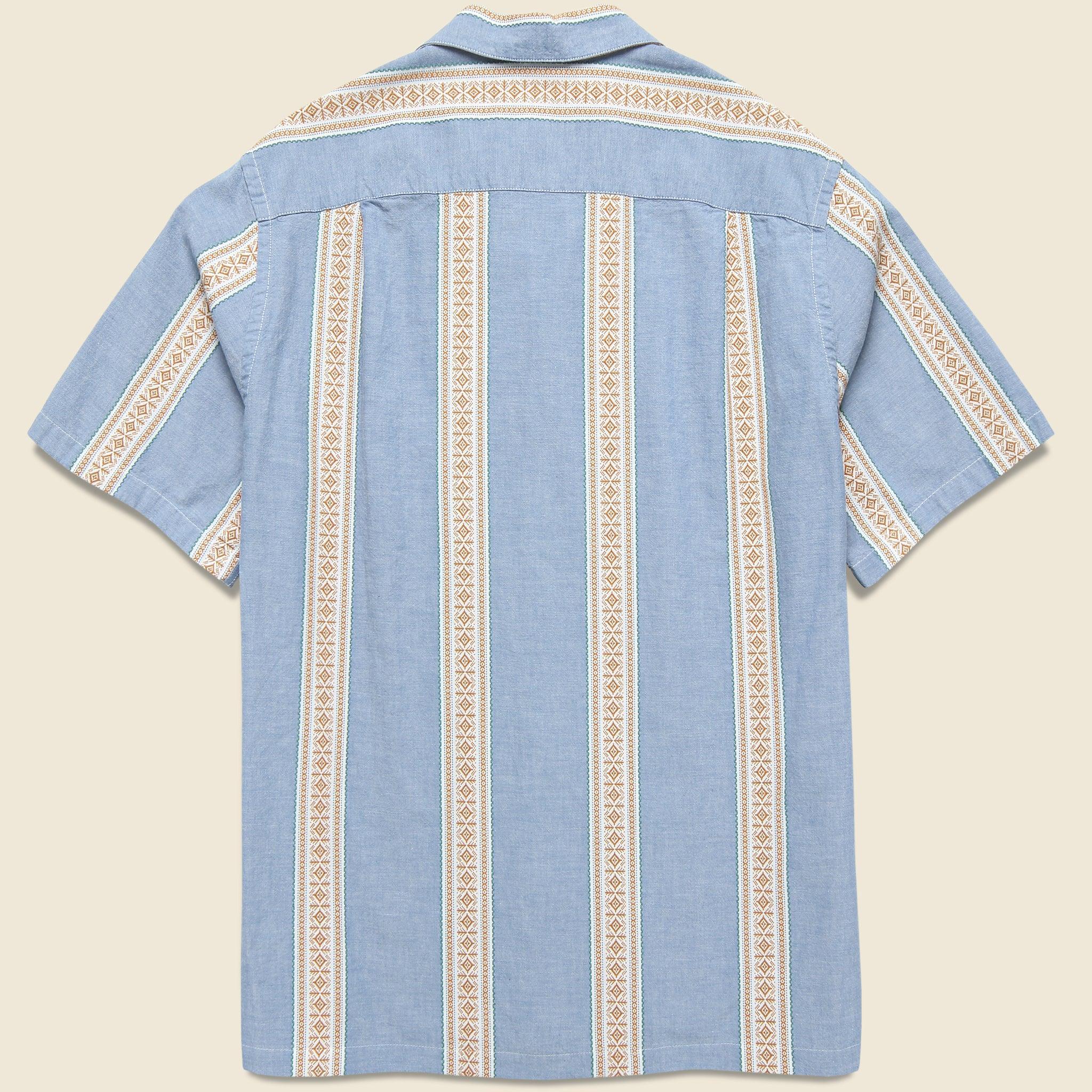 Melissa Camp Shirt - Blue Product Image