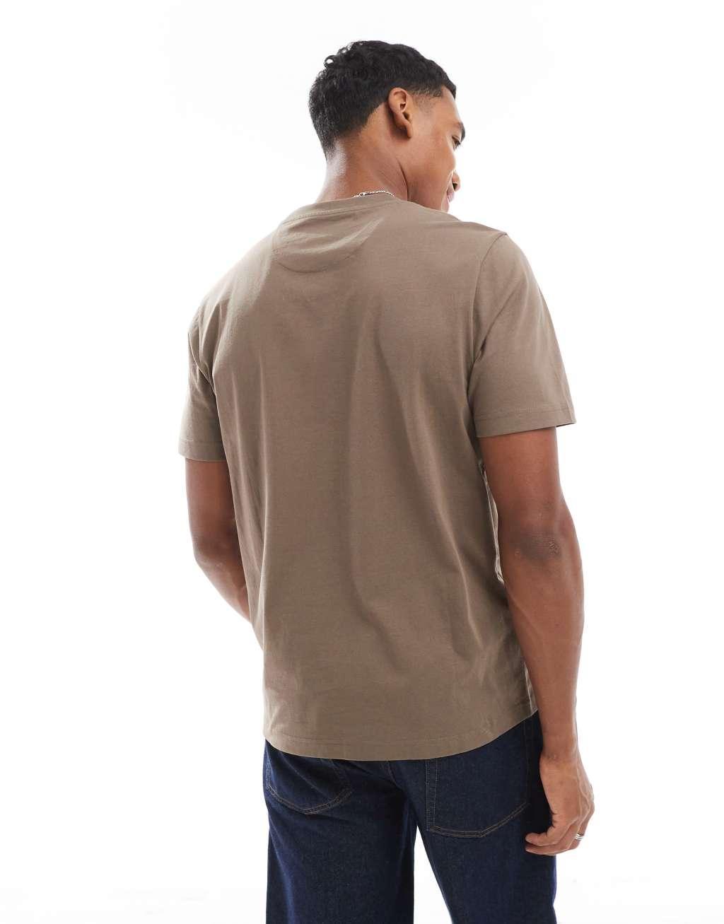 Farah danny t-shirt in mushroom gray Product Image