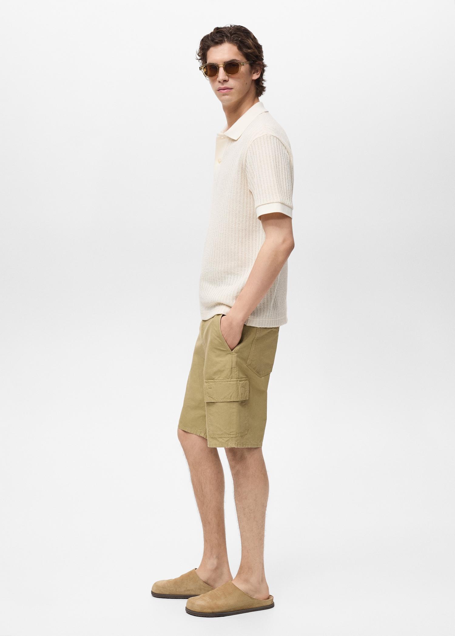 Cargo Bermuda shorts - Men | MANGO USA Product Image