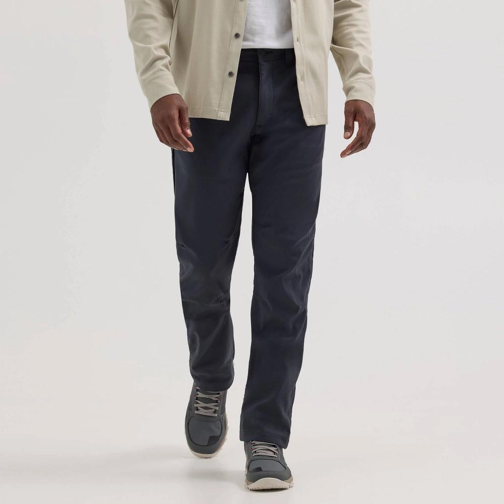 Wranglers Mens ATG Straight Fit Fleece Lined 5-Pocket Pants - Jet Black 34x32 Product Image