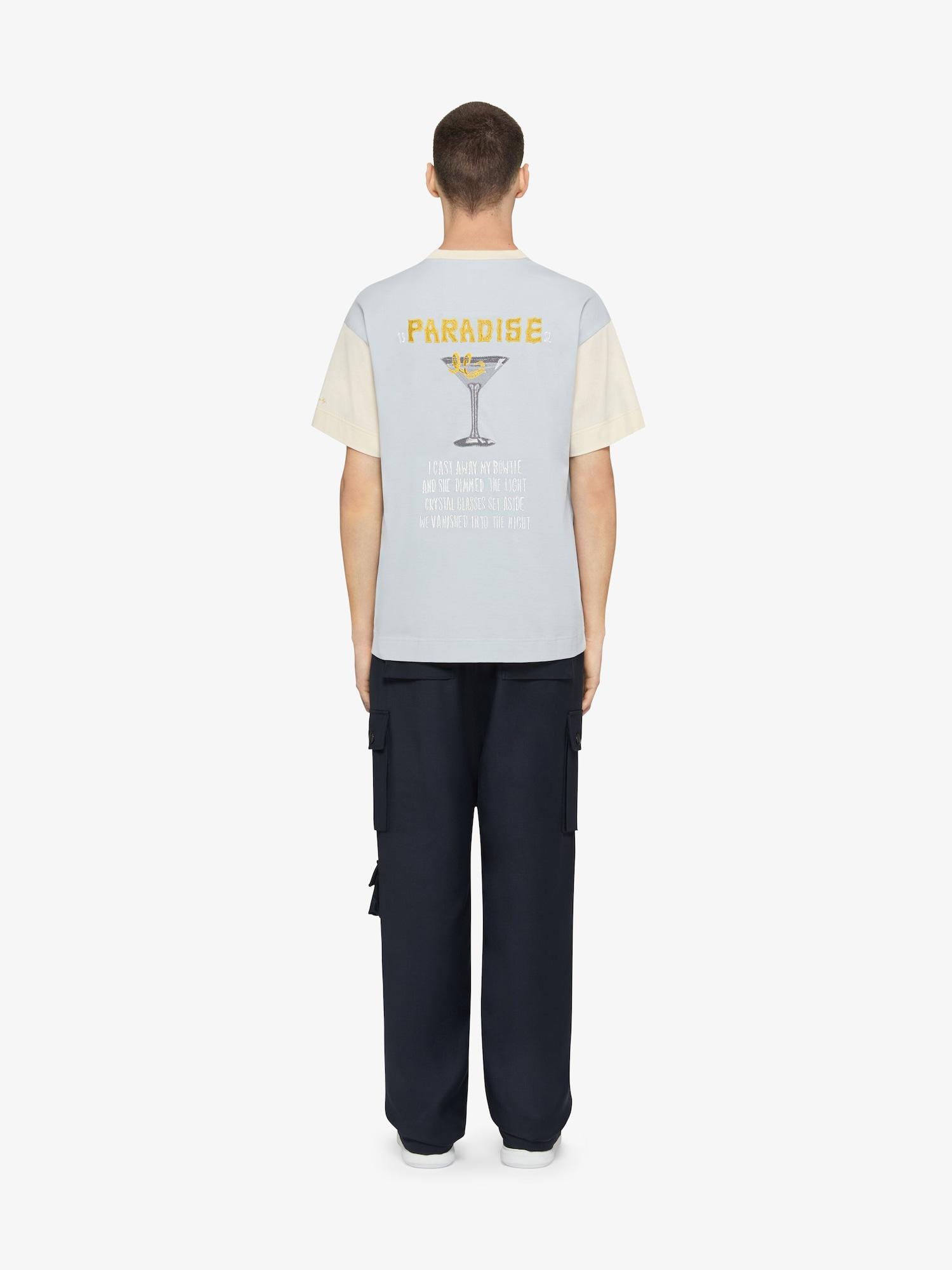 T-shirt in cotton with HG embroidery Product Image