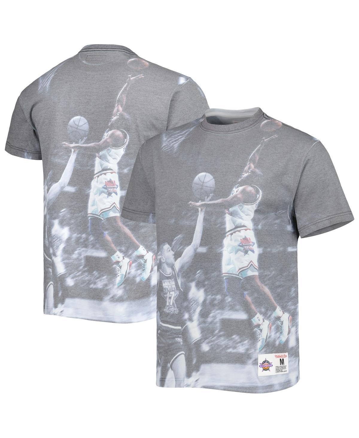 Men's Mitchell & Ness Golden State Warriors Above the Rim Graphic T-Shirt, Size: Large, White Product Image
