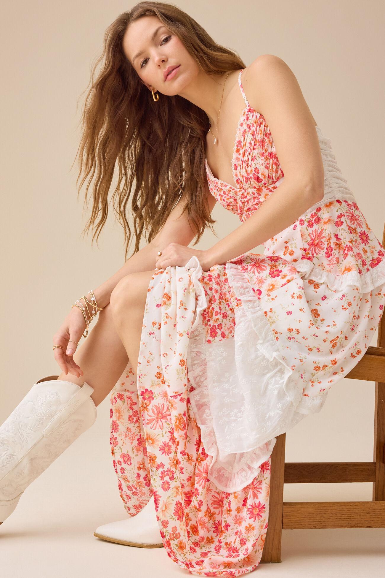 Adernlia Floral Maxi Dress Product Image