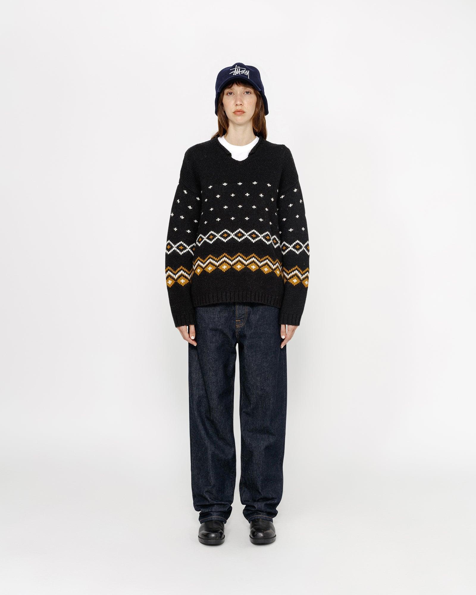 ROLL NECK FAIRISLE SWEATER Male Product Image