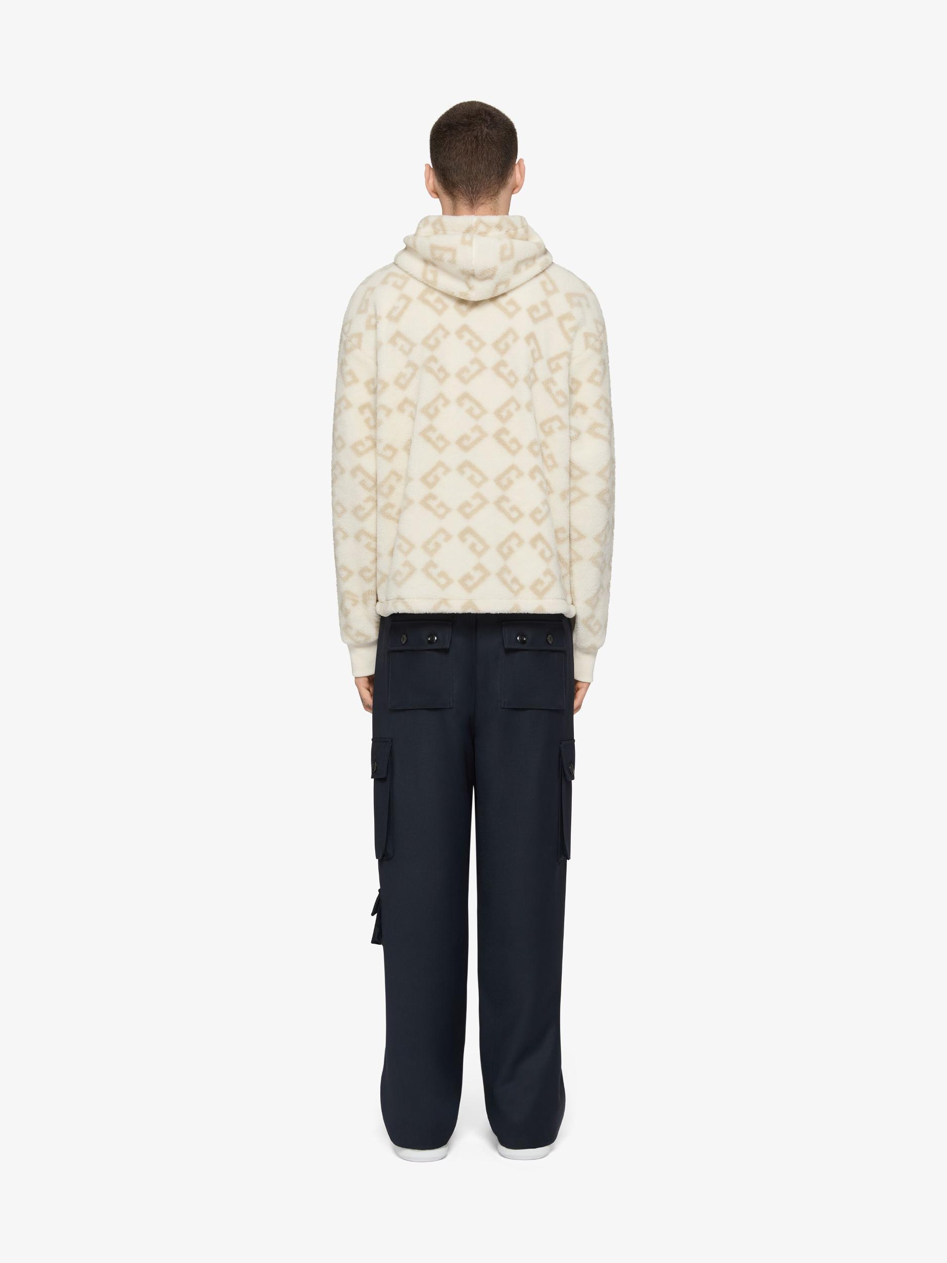 Hoodie in monogram 72 jacquard Product Image