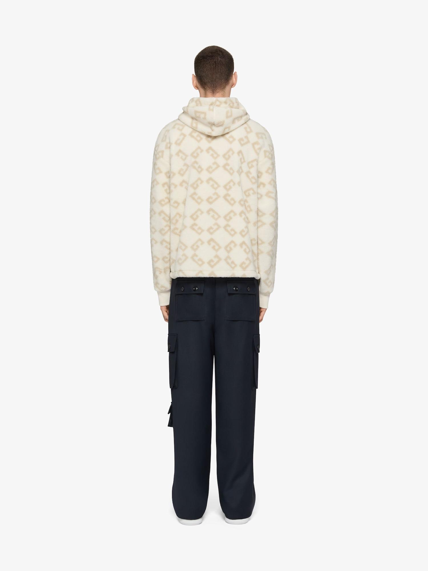 Hoodie in monogram 72 jacquard Product Image