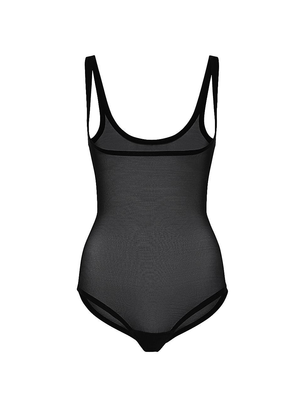 Womens Formfitting Sheer Tulle Bodysuit Product Image