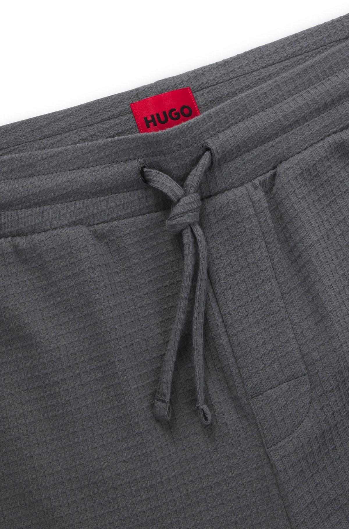 Cotton pajama bottoms with embroidered logo Product Image