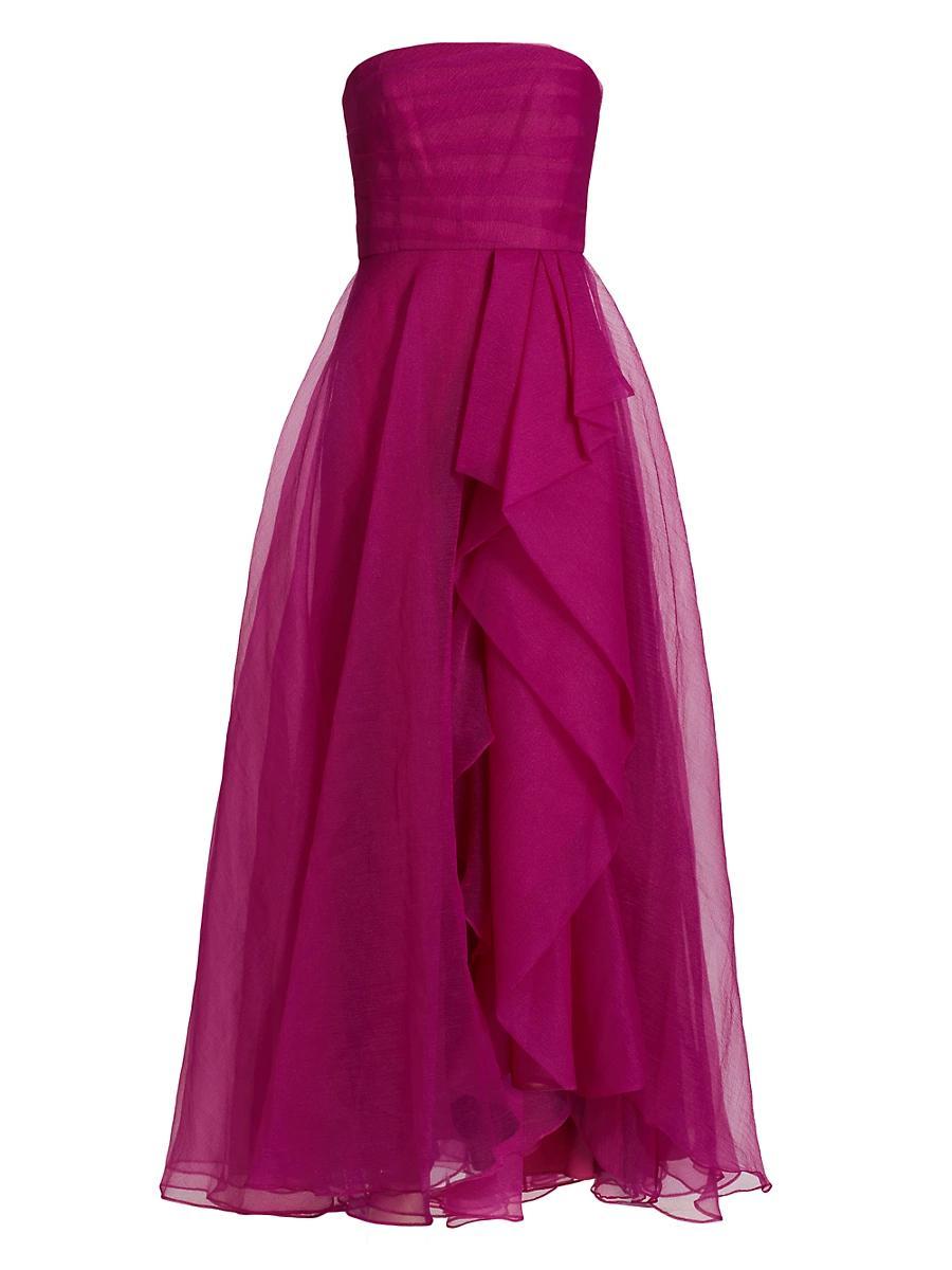 Womens Teresa Draped Tulle Gown Product Image