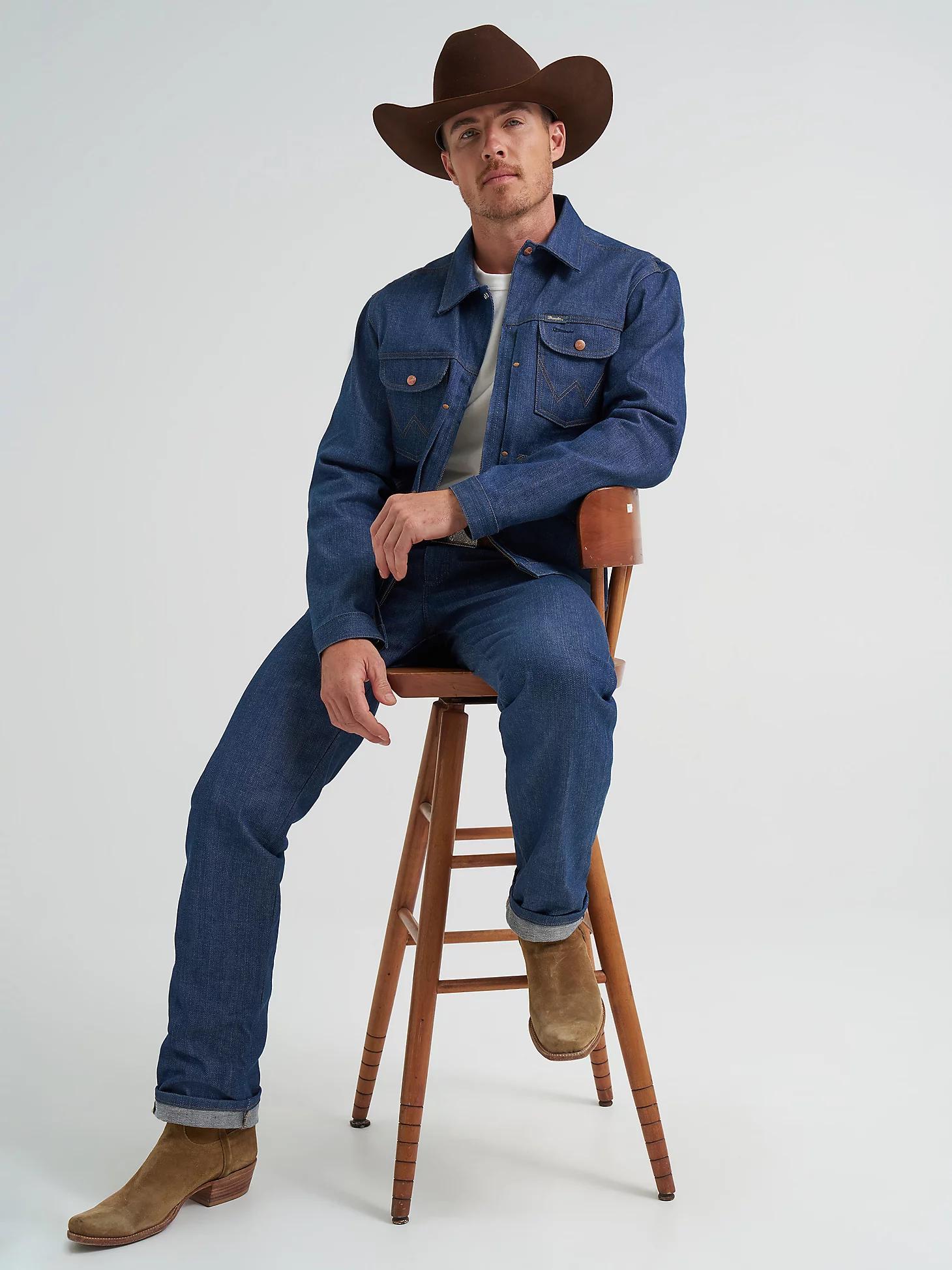 Men's 13MWZ Raw Selvedge Jean | Men's JEANS | Wrangler® Product Image