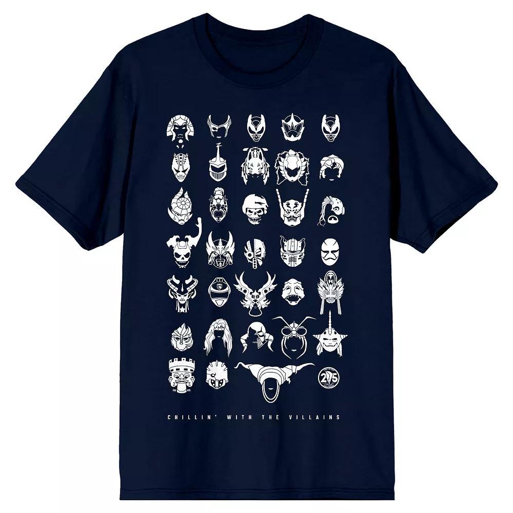 Men's Power Rangers Villains Tee, Size: Medium, Blue Product Image