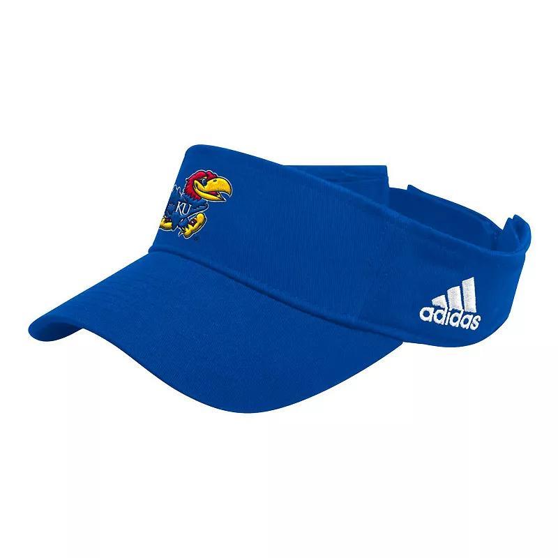 Men's adidas Royal Kansas Jayhawks Locker Room Team Adjustable Visor, Blue Product Image