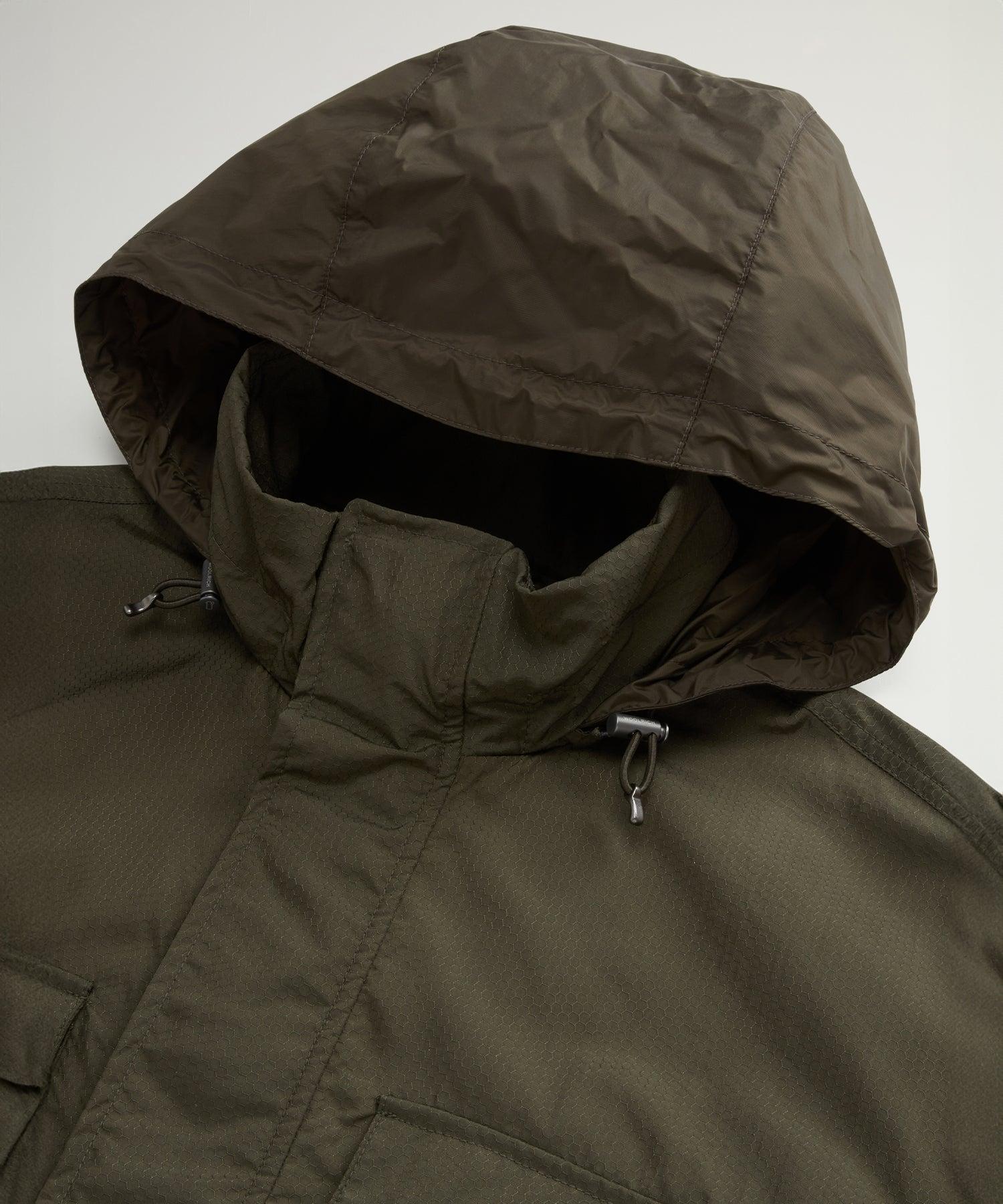 Todd Snyder x Woolrich Cotton-Nylon Jacket in Olive Product Image