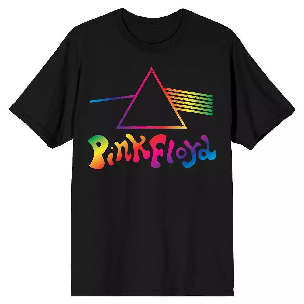 Men's Pink Floyd Dark Side of the Moon Artwork Short Sleeve Graphic Tee, Size: XXL, Black Product Image