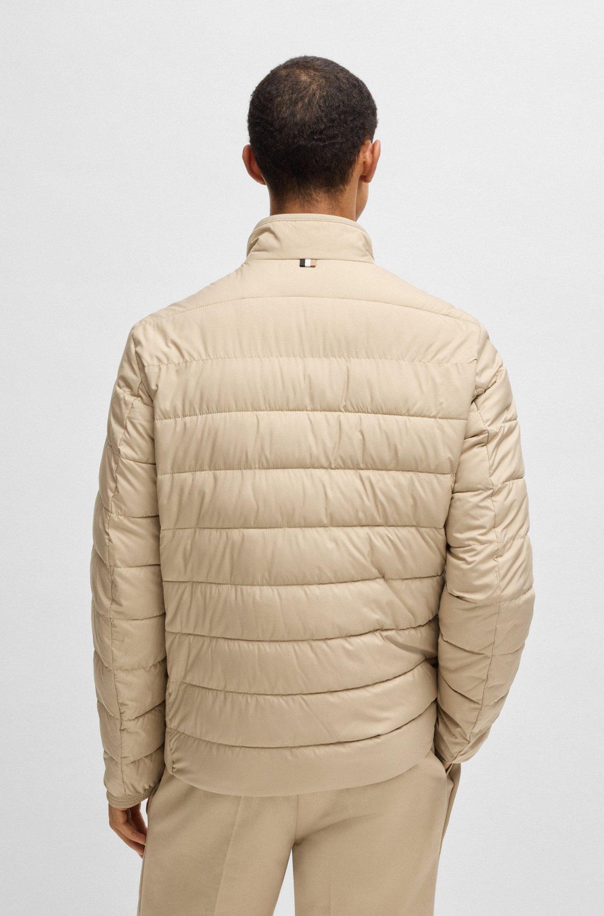 Water-repellent regular-fit jacket with logo detail Product Image