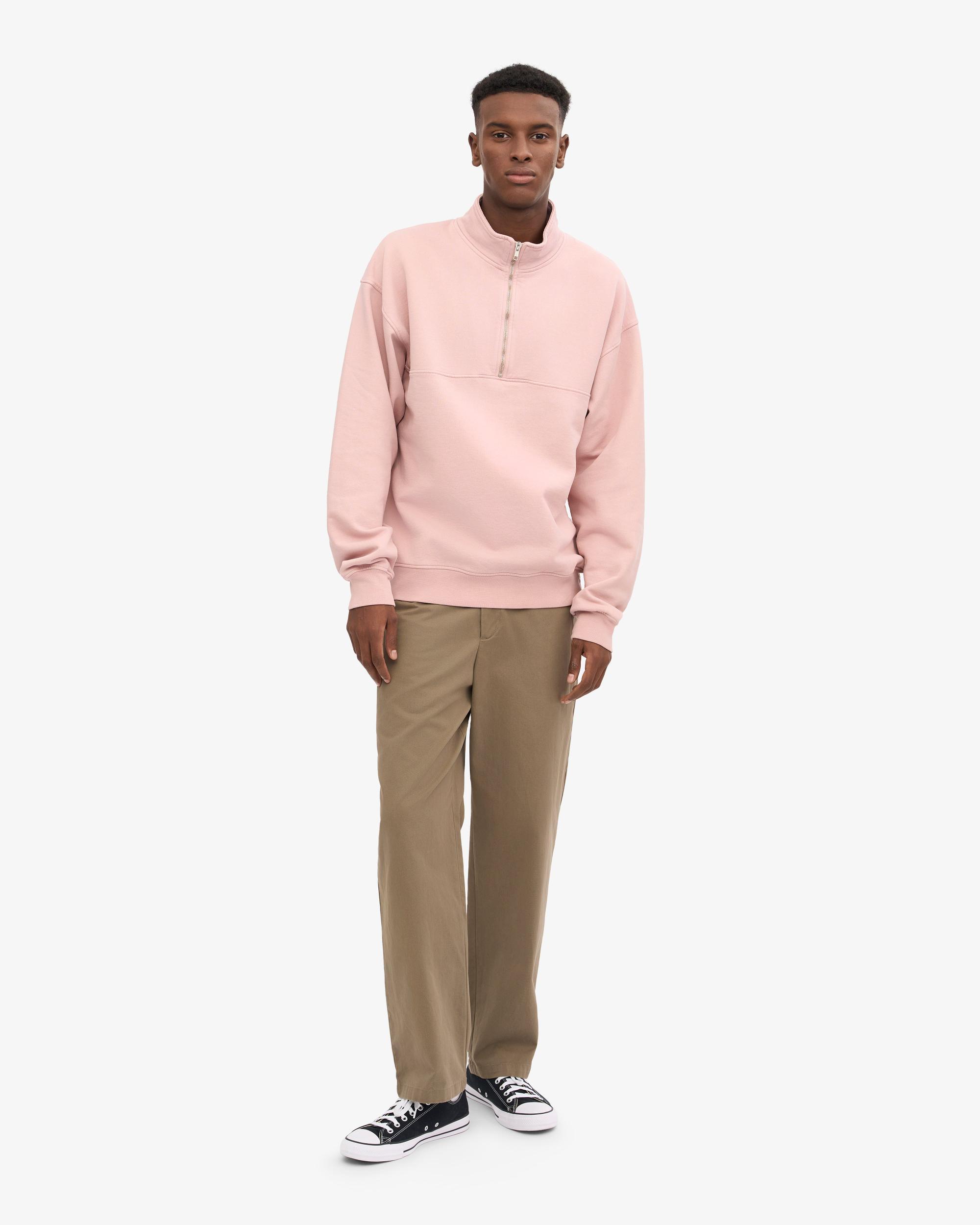 Organic Quarter Zip - Soft Lavender Product Image