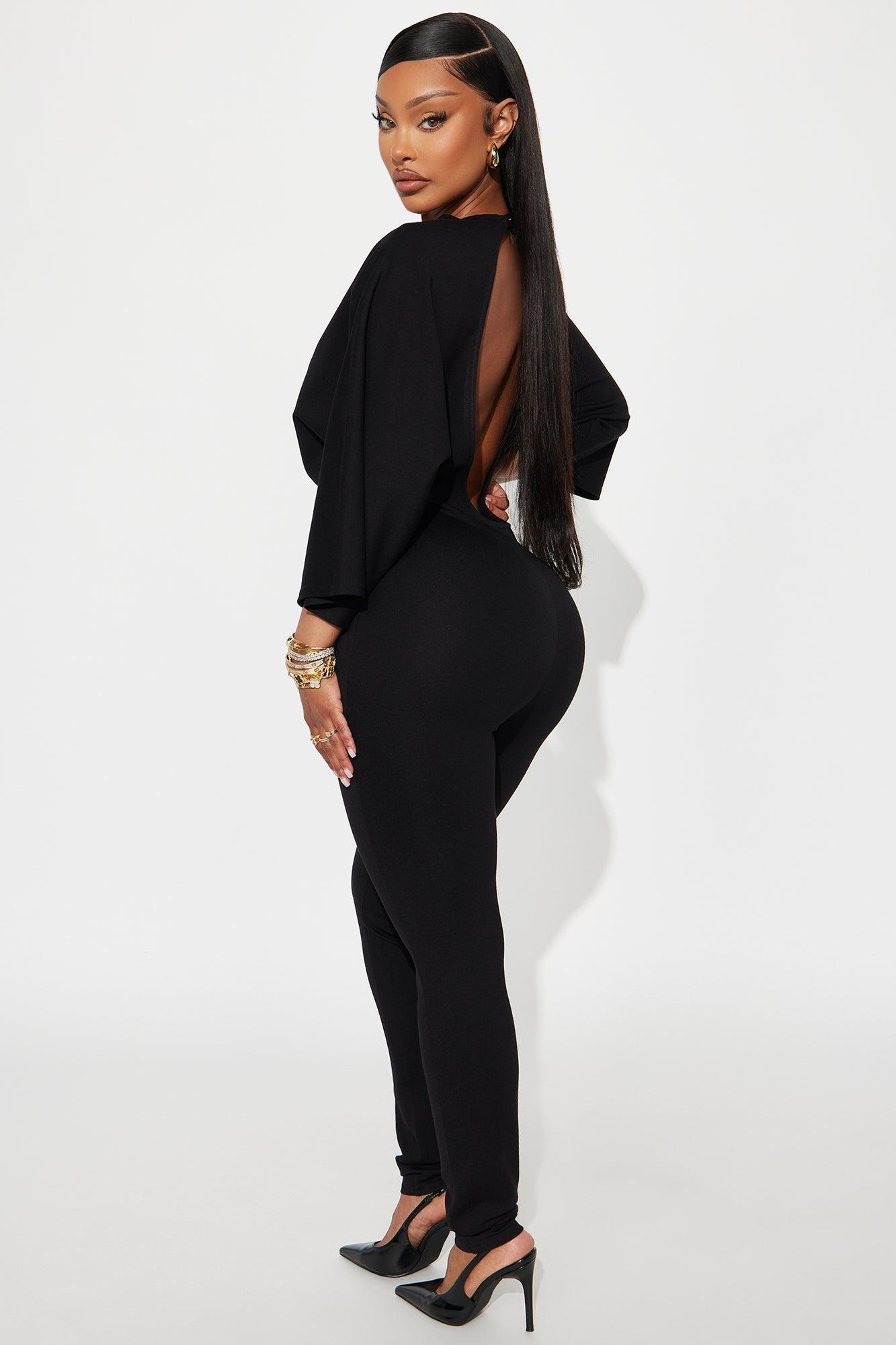 Rebecca Ponte Skinny Jumpsuit - Black Product Image