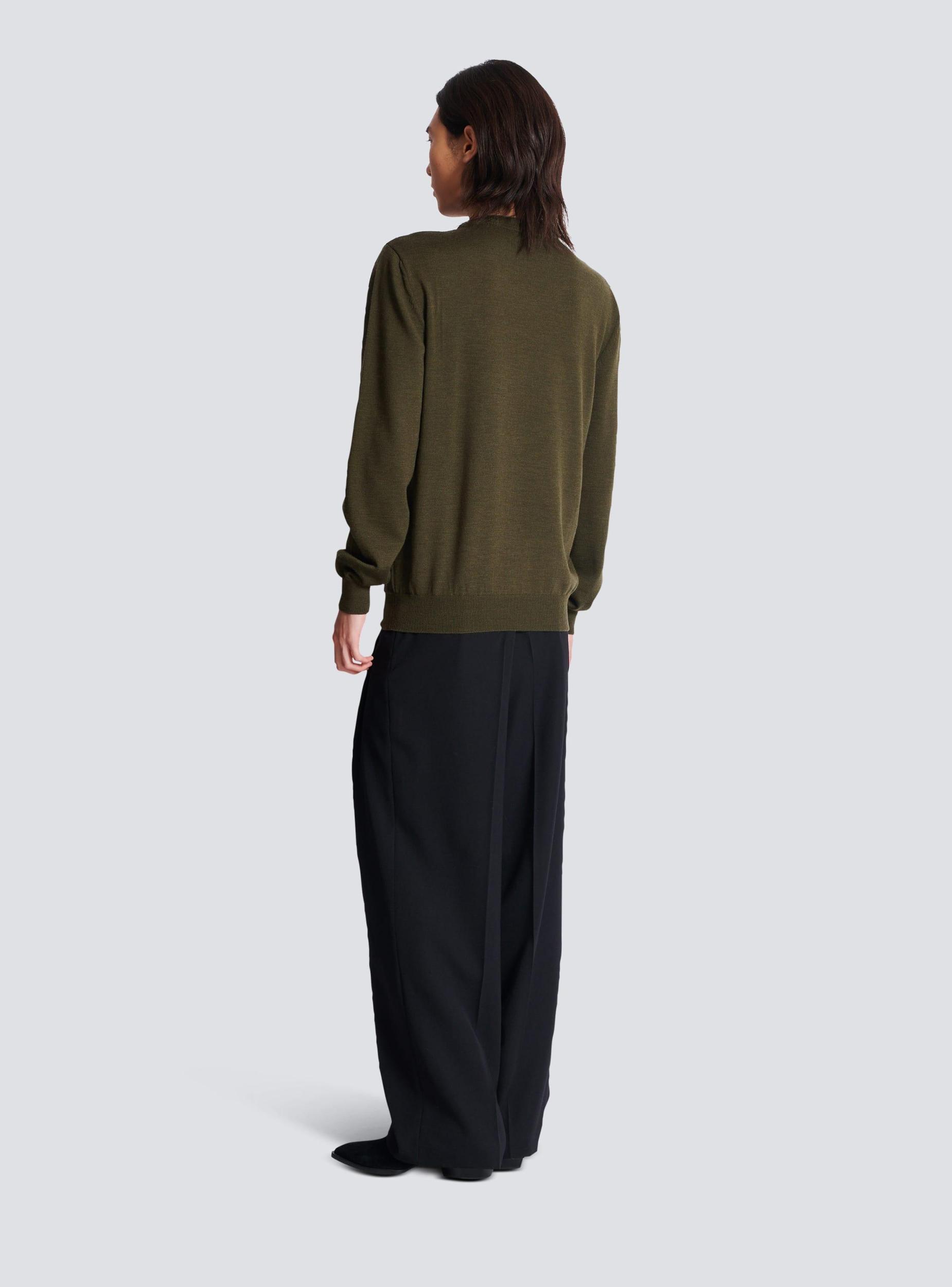 Knitted double-collar jumper Product Image
