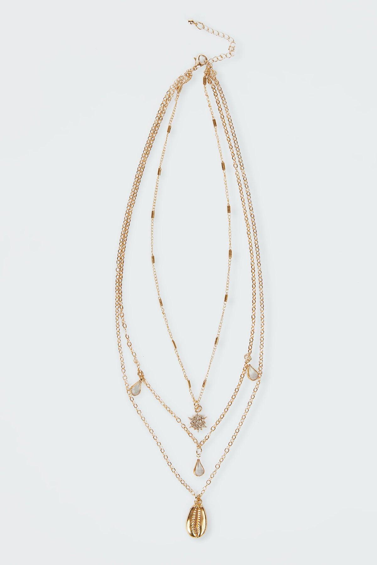 Droplet Layered Necklace Product Image