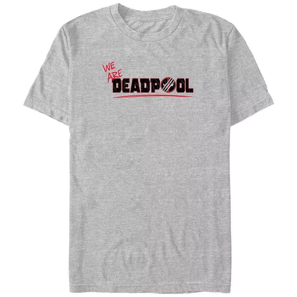 Big & Tall Marvel Deadpool & Wolverine We Are Deadpool Graphic Tee, Men's, Size: XXL Tall, Athletic Grey Product Image