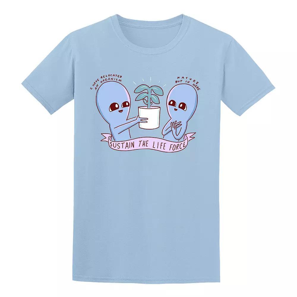 Men's COLAB89 by Threadless Strange Planet Tee, Size: Small, Light Blue Product Image