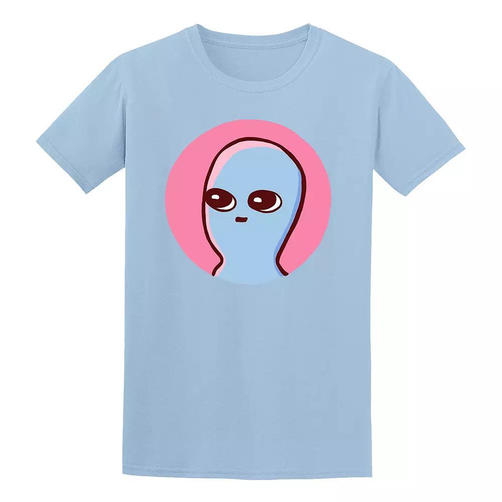 Men's COLAB89 by Threadless Strange Planet Tee, Size: Medium, Light Blue Product Image