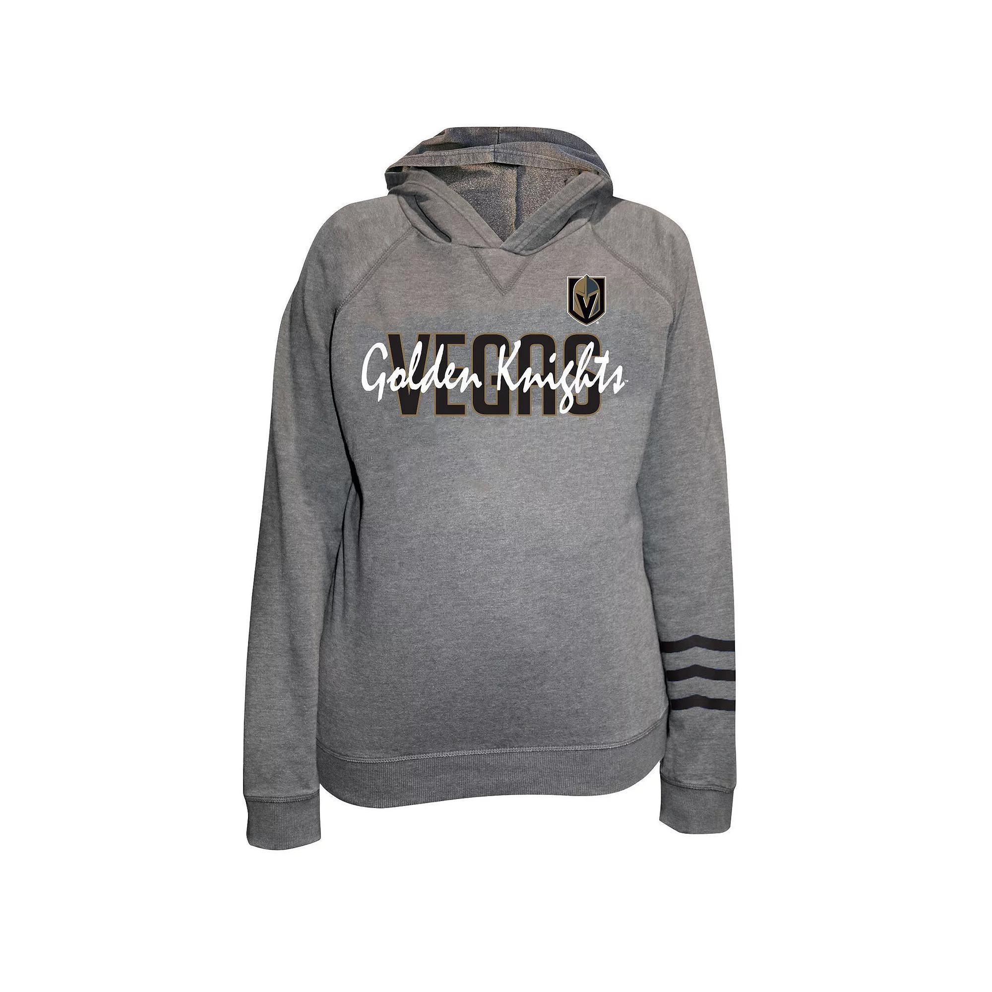 Women's Fanatics Charcoal Vegas Golden Knights Plus Size Lightweight Fleece Pullover Hoodie, Size: 3XL, Lvk Charco Product Image