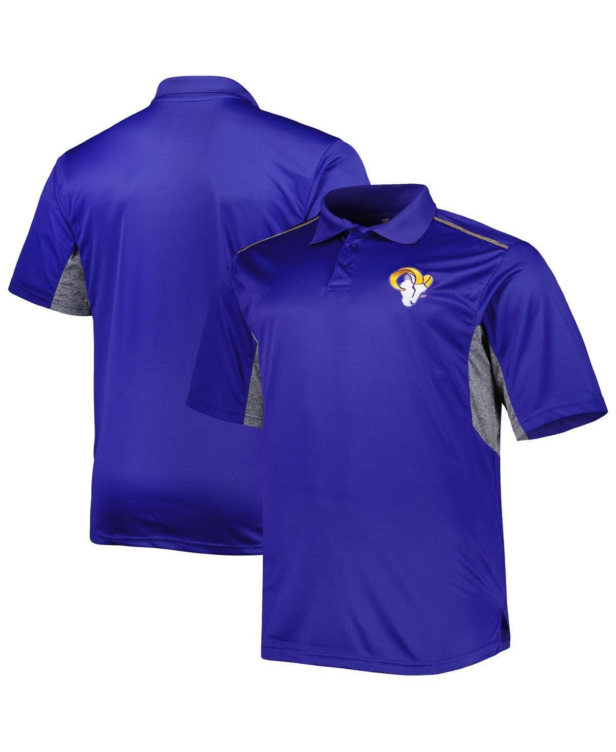 Men's Royal Los Angeles Rams Big & Tall Team Color Polo, Size: XLT, Blue Product Image