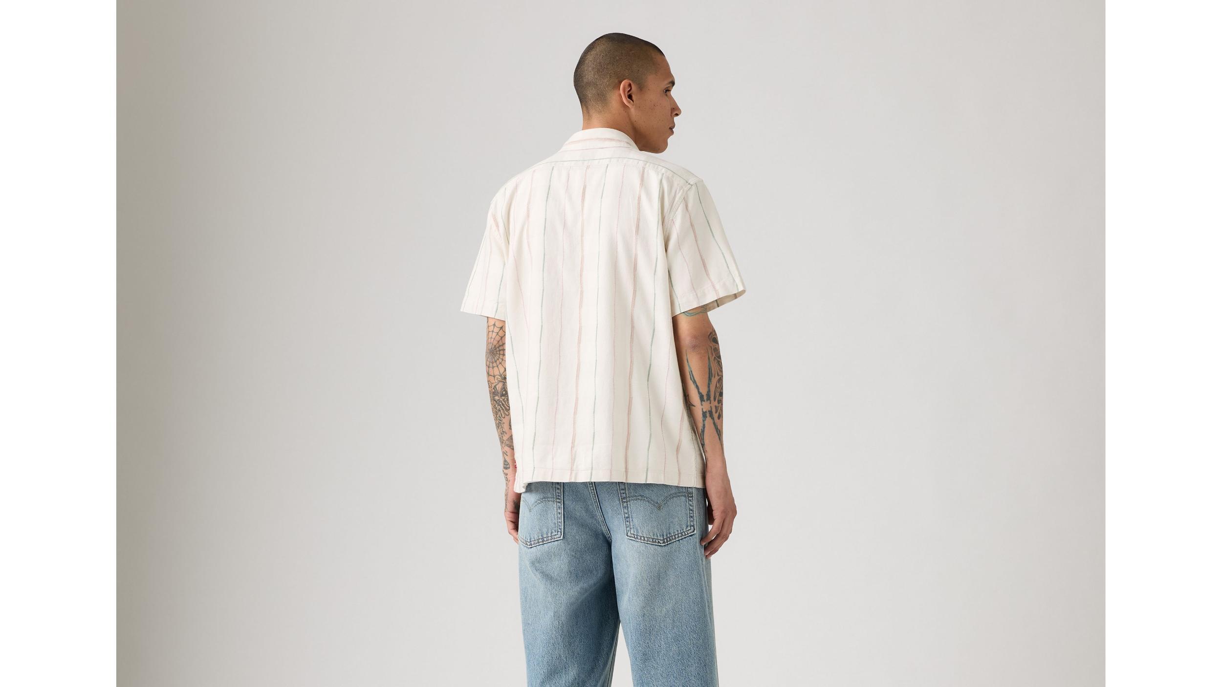 Luru Boxy Cropped Short Sleeve Shirt Product Image