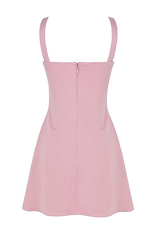 Kara  pink quartz mini dress Product Image