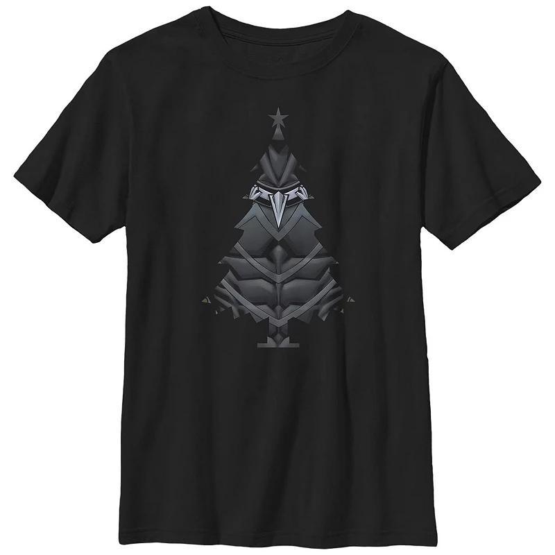 Boys 8-20 Husky Marvel Black Panther Christmas Tree Graphic Tee, Boy's, Size: Medium HUSKY Product Image