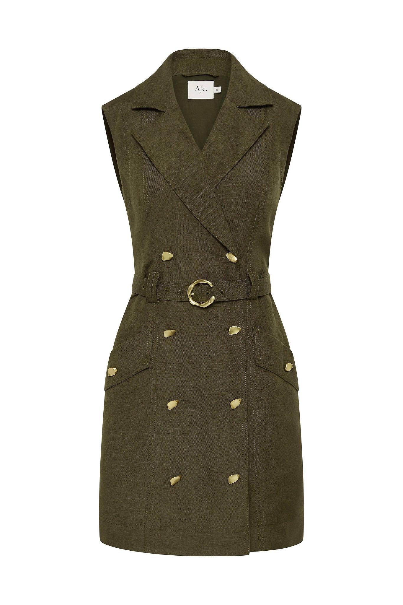 Blake Utility Mini Dress Product Image