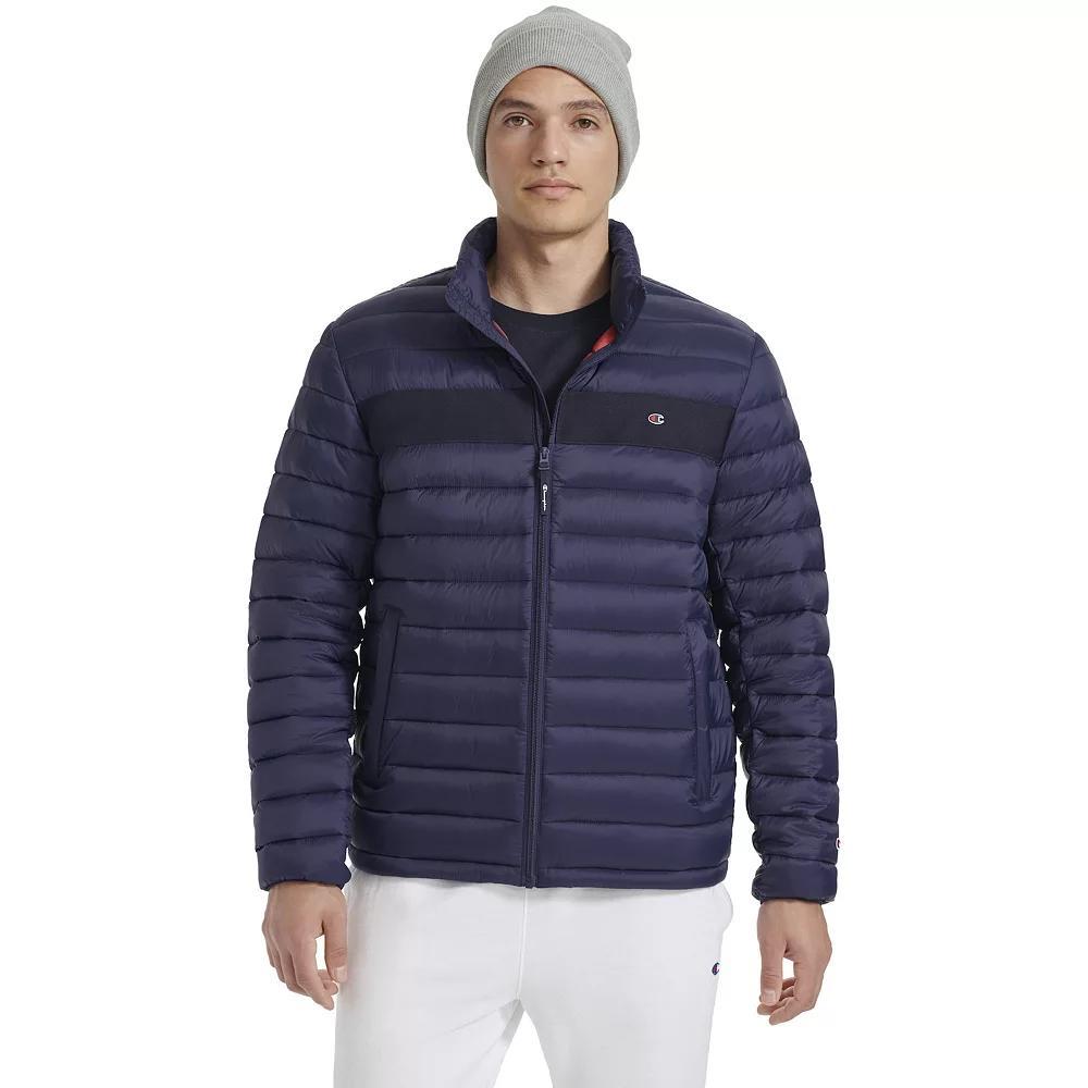 Men's Champion Lightweight Packable Puffer Jacket, Size: XXL, Blue Product Image
