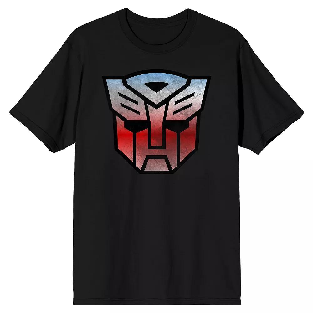 Men's Transformers Autobots Short Sleeve Graphic T-Shirt, Size: XL, Black Product Image